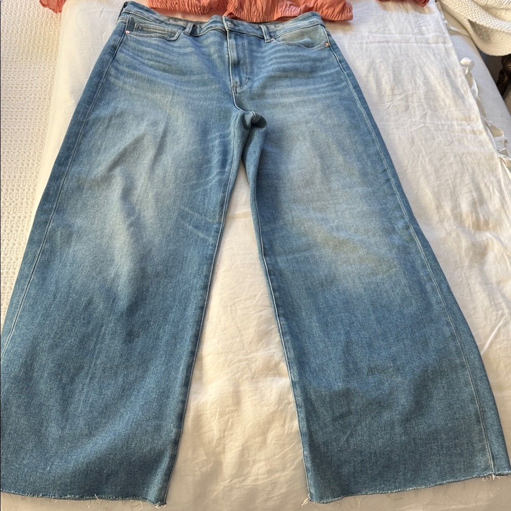 PAIGE Light Blue Flare Jeans